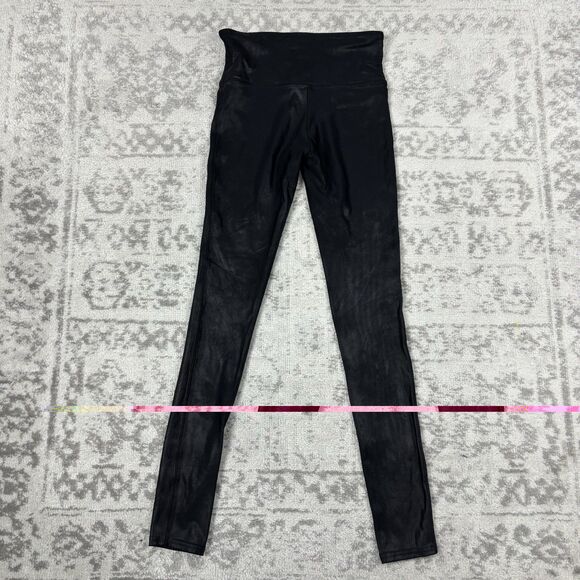 SPANX Legging Women’s Black Skinny Faux Leather Stretch Pull On Size Small - Picture 4 of 4